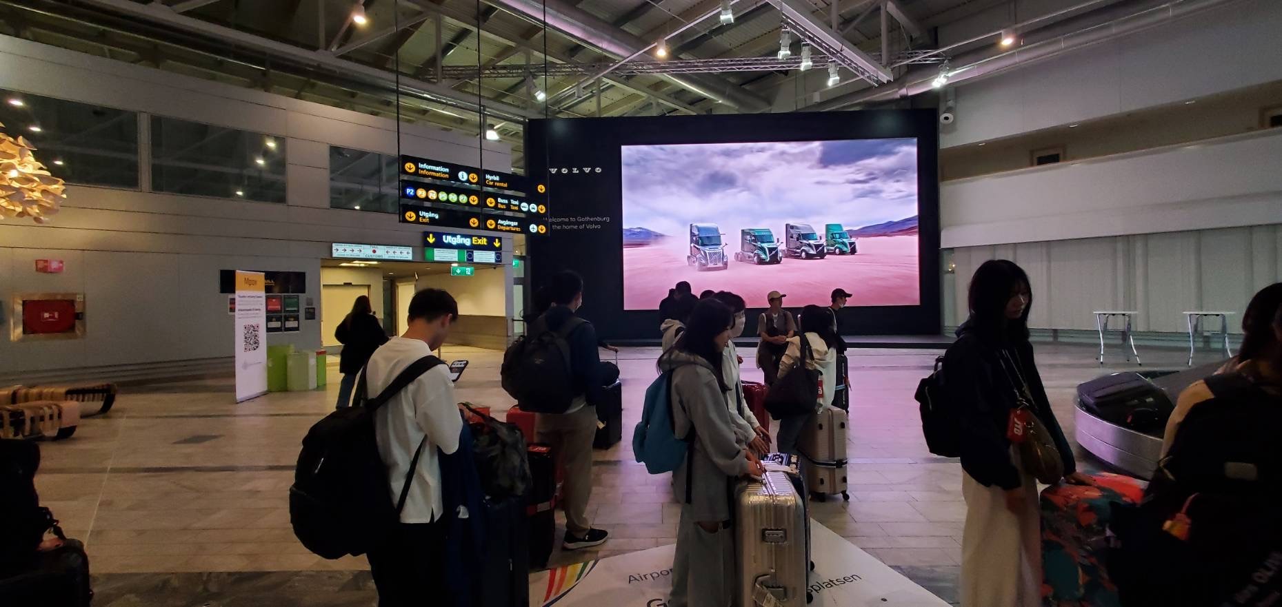 スウェーデン　エーテボリ空港